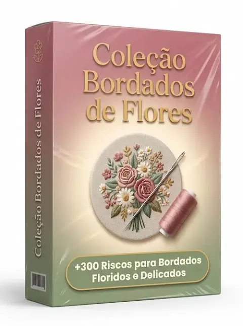 Coleção Bordado de Flores